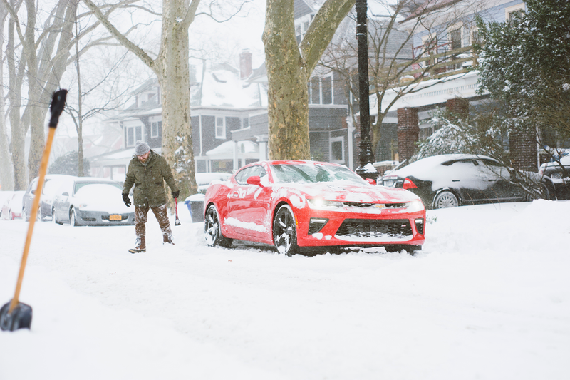 Illustration for article titled A 455 Horsepower V8 Camaro On Snow Tires Is The Best Worst Blizzard Car Ever